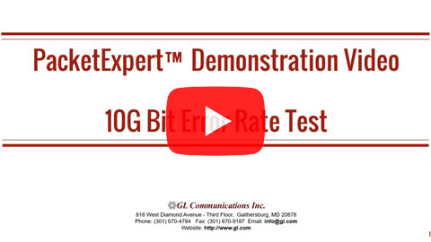 PacketExpert™ - 10G BERT